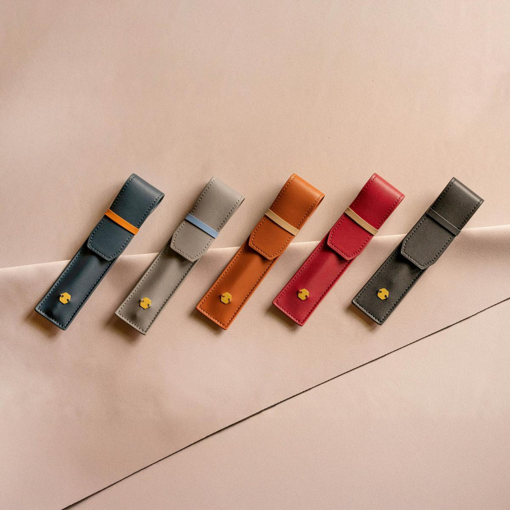 Étui pour 1 Stylo Classic Reflect Caramel YStudio