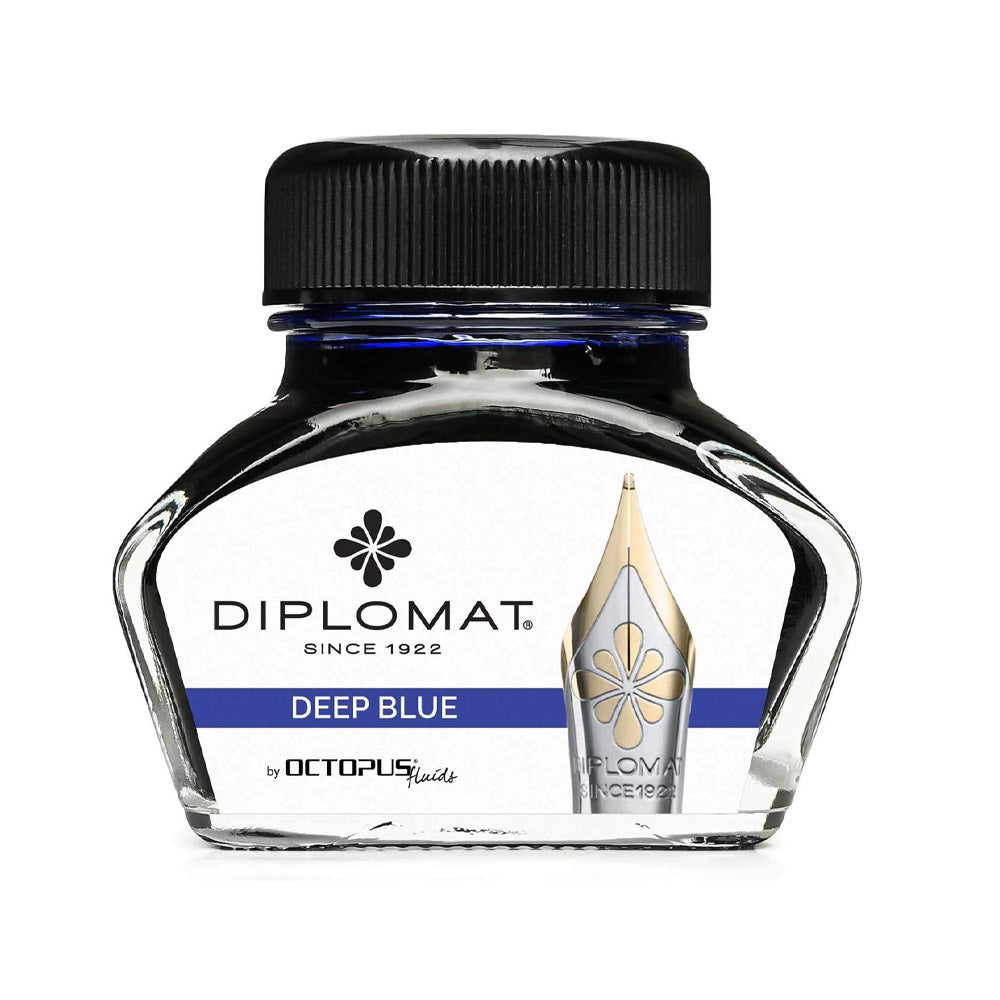 Encre pour Stylos-Plume Bleu Marine Diplomat