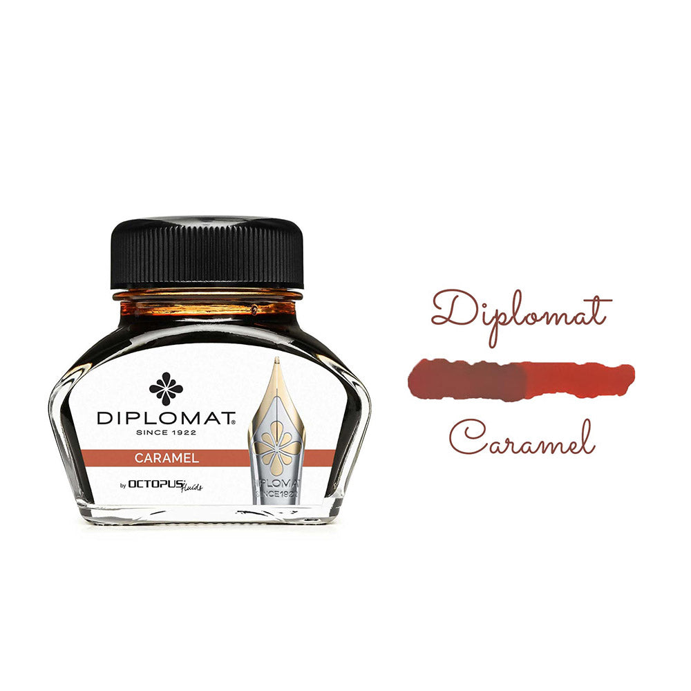 Encre pour Stylos-Plume Brun Caramel Diplomat