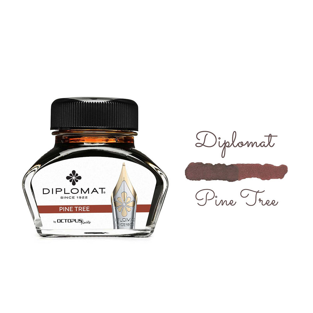 Encre pour Stylos-Plume Brun Pin Diplomat