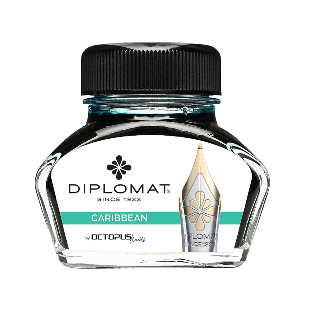 Encre pour Stylos-Plume Turquoise des Caraïbes Diplomat