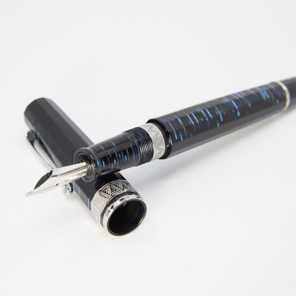 Stylo-Plume Gladiator Medium Skyscraper Bleu Armando Simoni Club