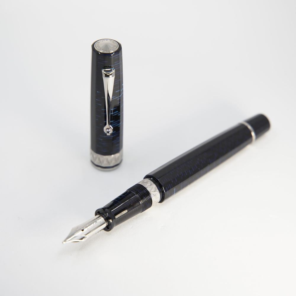 Stylo-Plume Gladiator Medium Skyscraper Bleu Armando Simoni Club