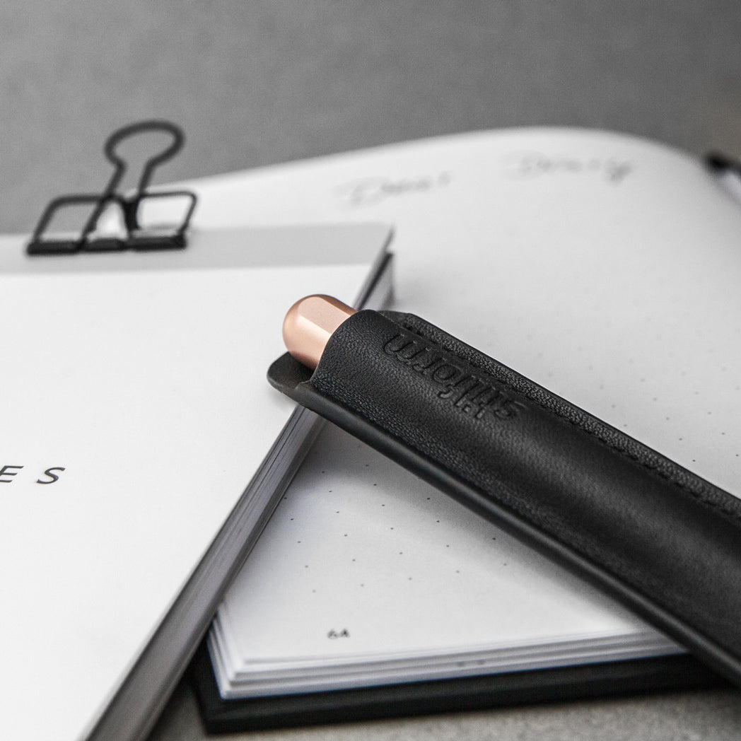 Stylo-Plume INK Aluminium Rose Moon Plume Acier Argent Stilform