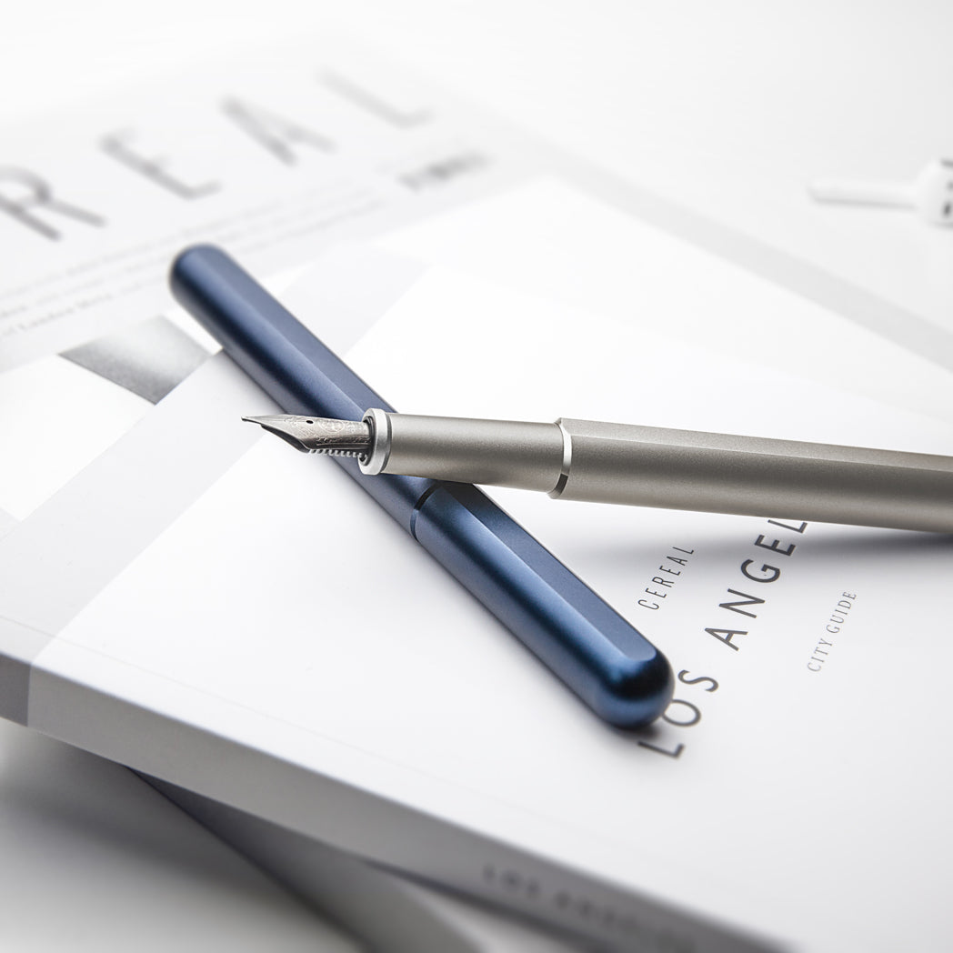 Stylo-Plume INK Titanium Matt Plume Acier Argent Stilform