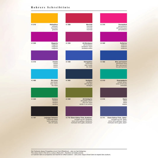 Encre d'Écriture Ferro-Gallique Salix 50ml Rohrer & Klingner