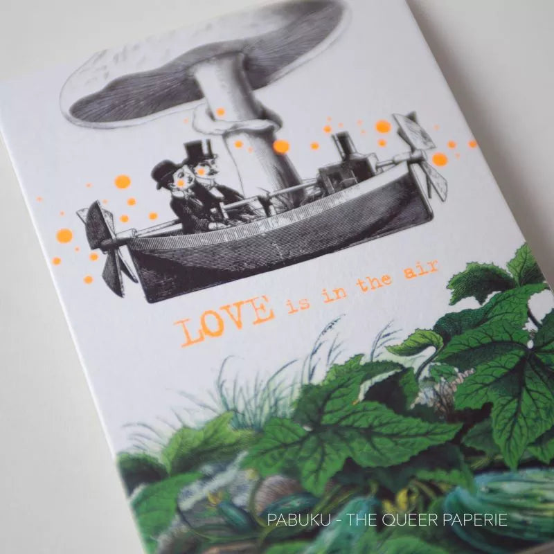 Carte de Vœux Love Is In The Air Pabuku
