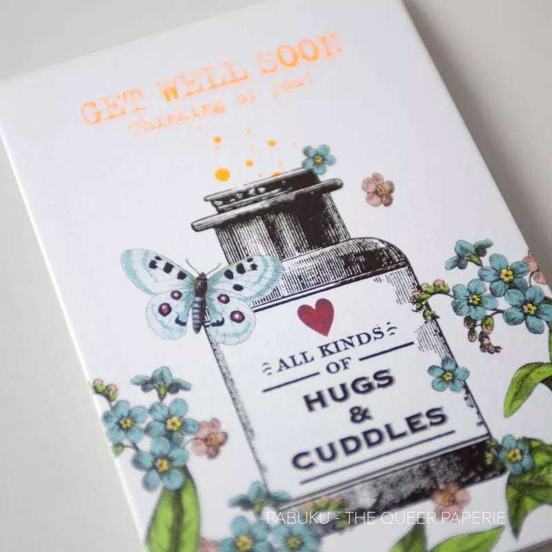 Carte de Vœux Hugs & Cuddles Pabuku