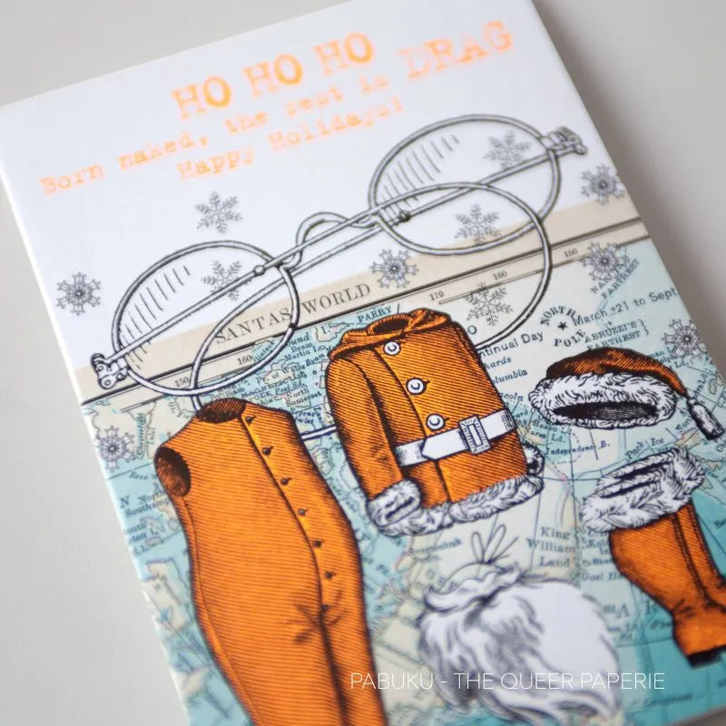 Carte de Vœux Santa Drag Pabuku