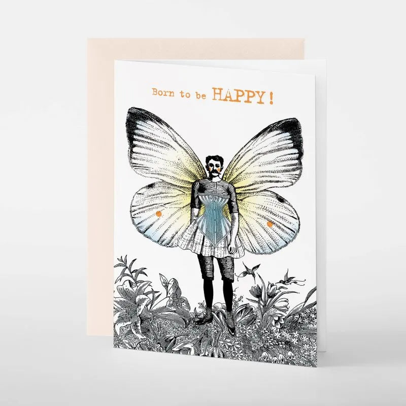 Carte de Vœux Born to be Happy! Pabuku
