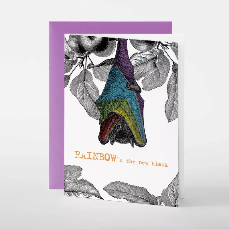 Carte de Vœux Rainbow’s Black Pabuku