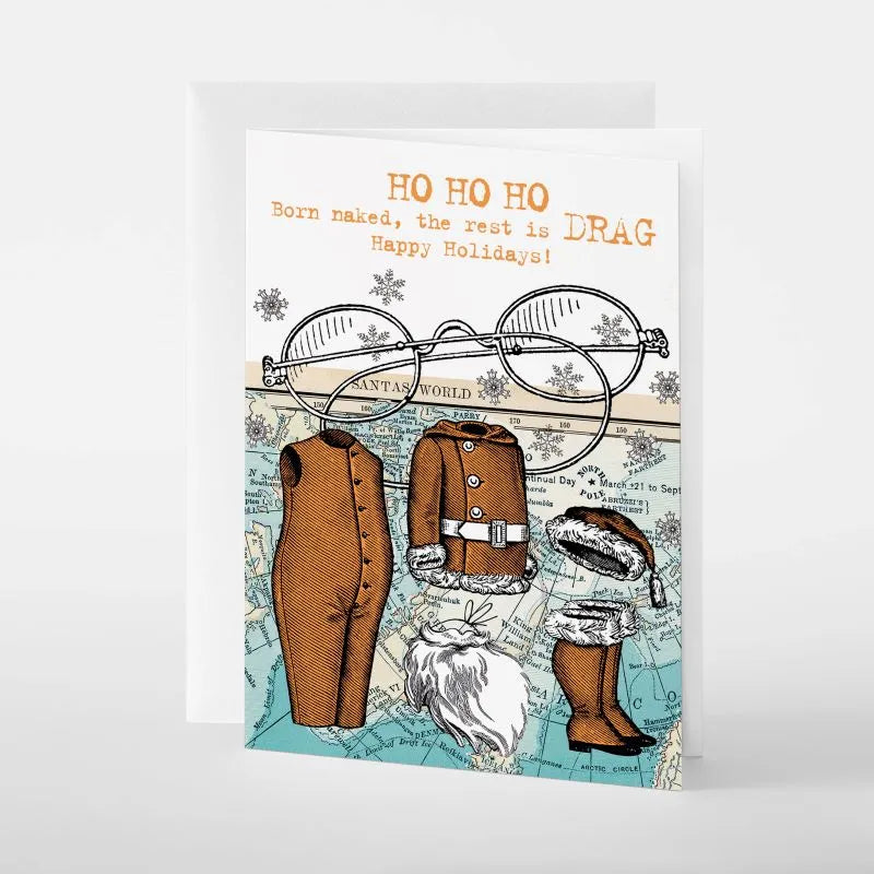 Carte de Vœux Santa Drag Pabuku