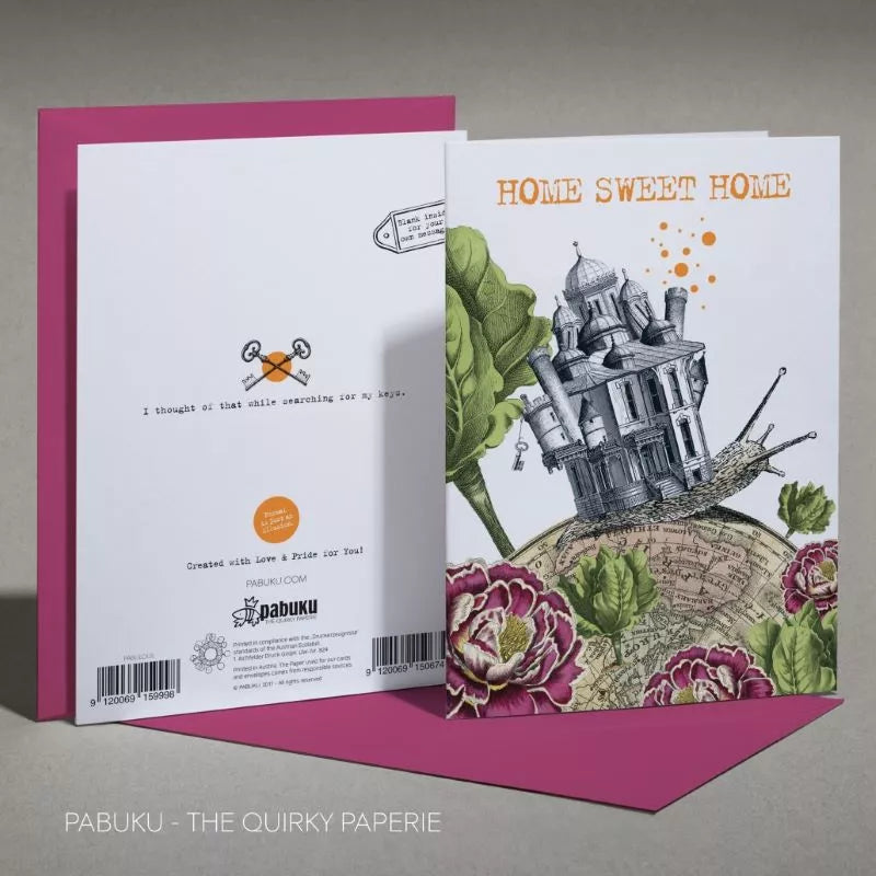 Carte de Vœux Home Sweet Home Pabuku
