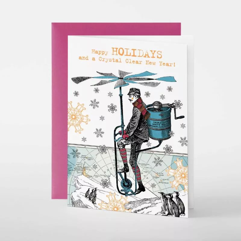 Carte de Vœux Crystal Clear New Year Pabuku