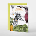 Carte de Vœux Veggie Birthday Pabuku