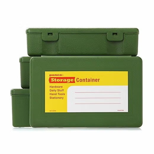 Pack de 4 Boîtes de Rangement Verte Penco