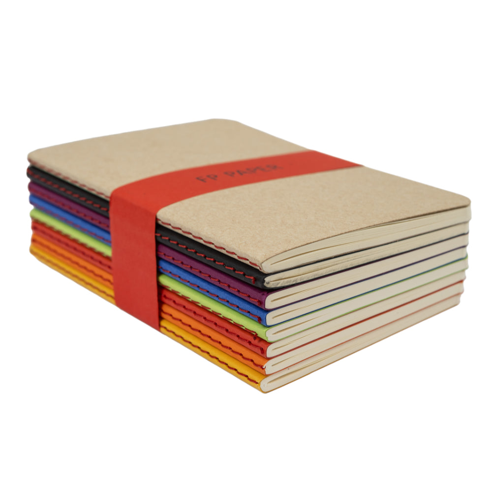 Pack de 8 Carnets Souple Uni FP Paper