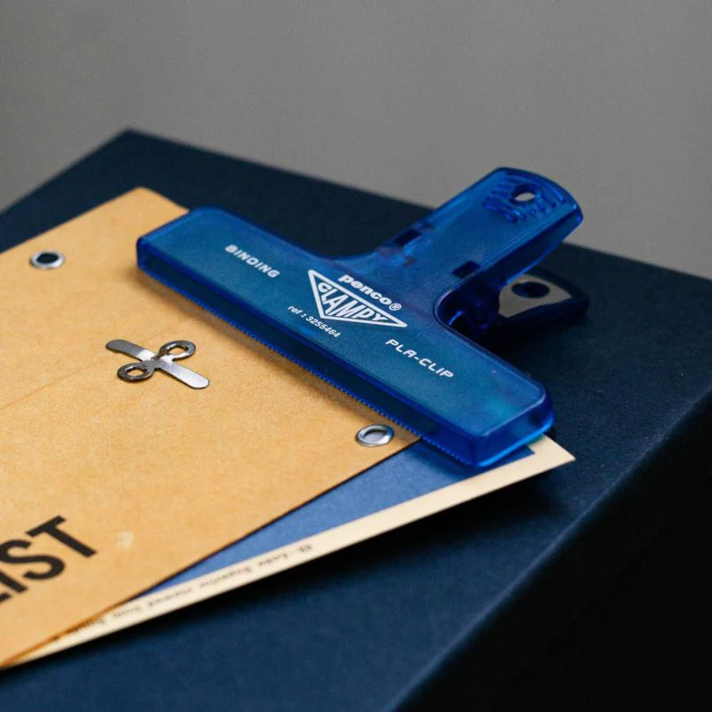 Pince Pla-Clip Bleu Transparent Penco