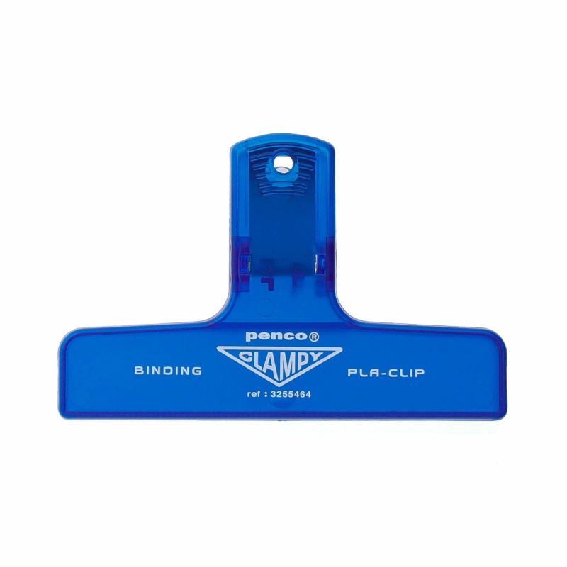 Pince Pla-Clip Bleu Transparent Penco