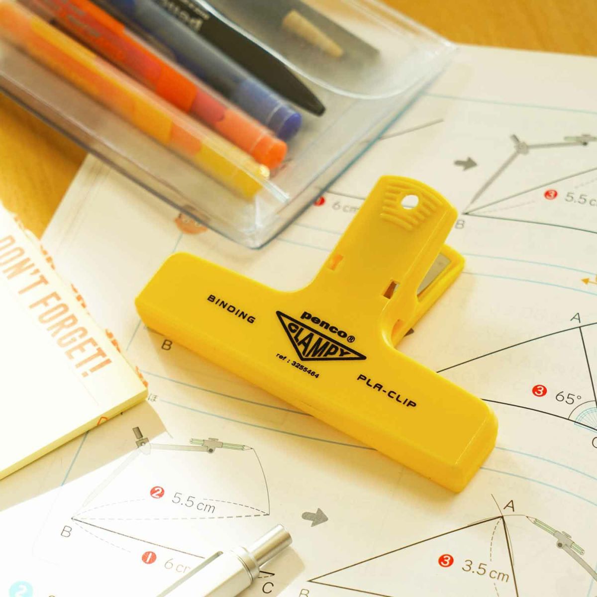 Pince Pla-Clip Jaune Penco