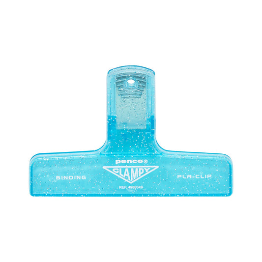 Pince Pla-Clip Pailleté Bleu Clair Penco
