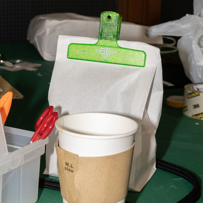 Pince Pla-Clip Pailleté Vert Clair Penco