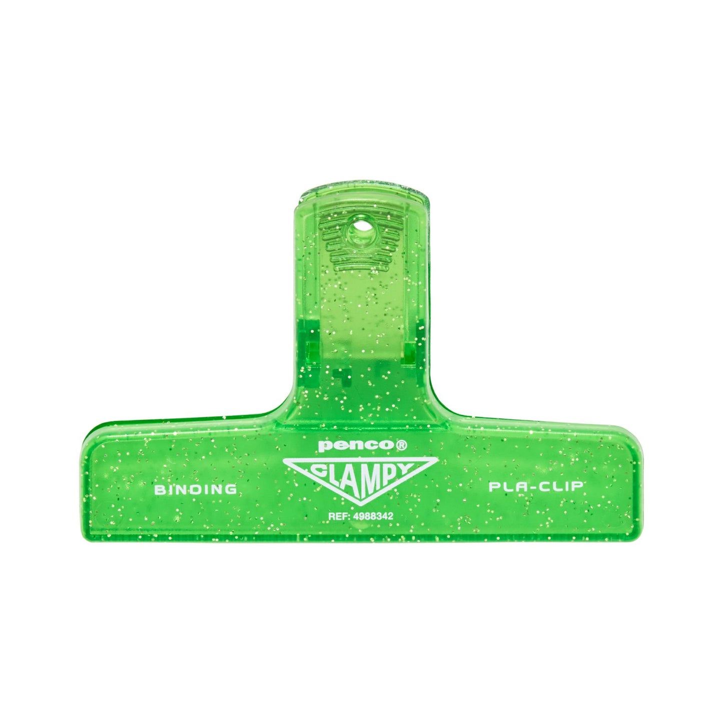 Pince Pla-Clip Pailleté Vert Clair Penco