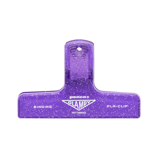 Pince Pla-Clip Pailleté Violet Penco