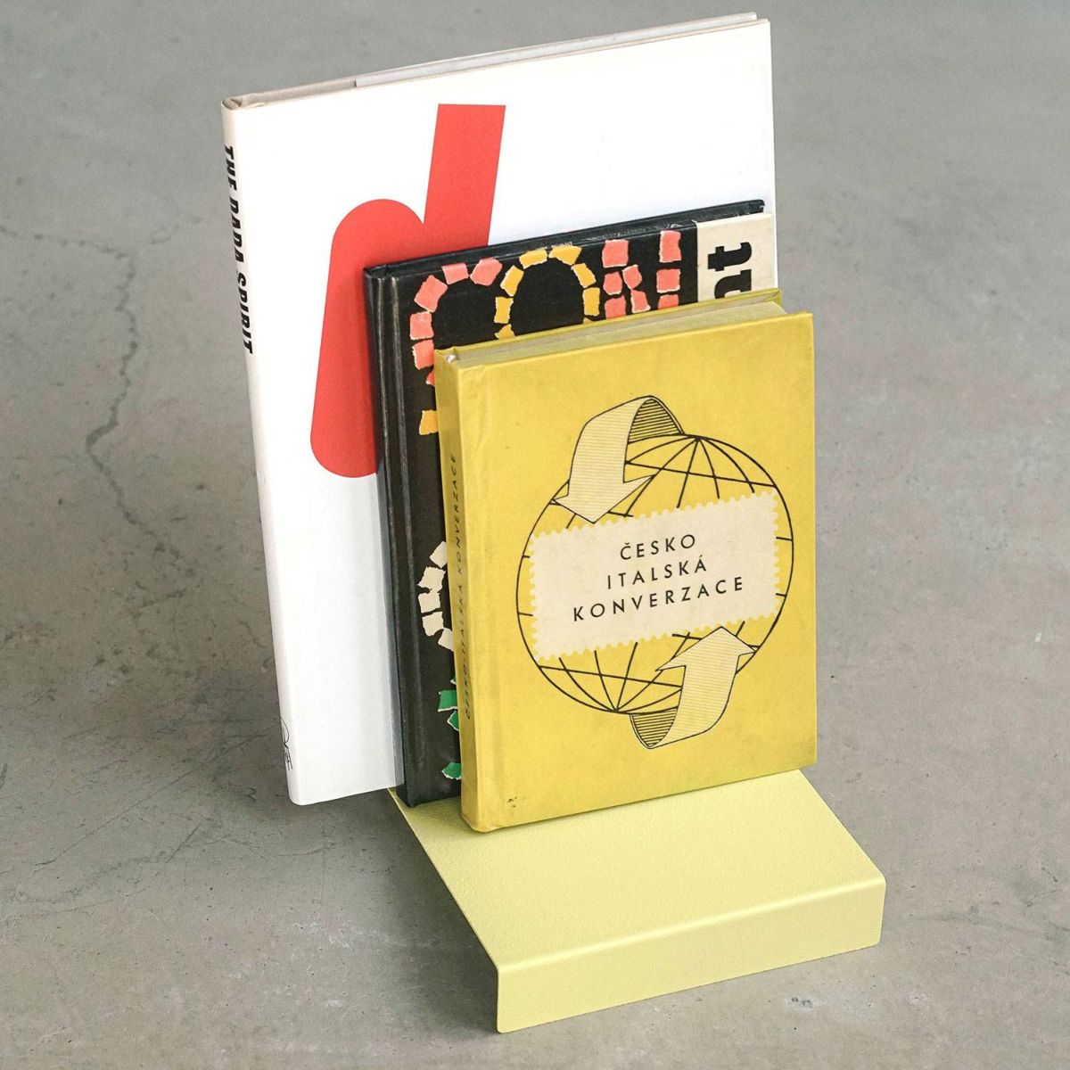 Présentoir pour Livres Acier Jaune Penco