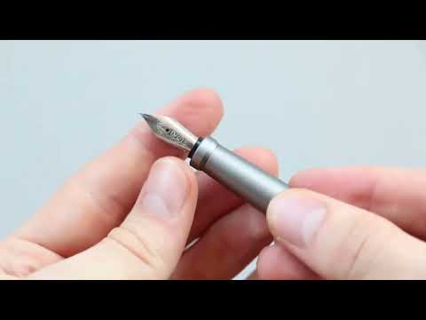 Stylo-Plume INK Aluminium Night Sky Plume Acier Noir Stilform