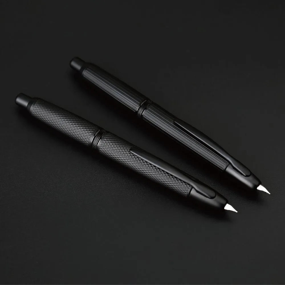 Stylo-Plume A1 Striped Black EF MAJOHN