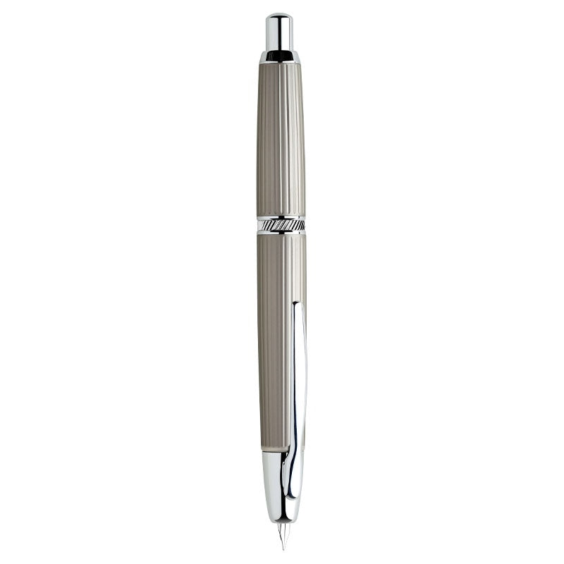 Stylo-Plume A1 Striped Silver EF MAJOHN
