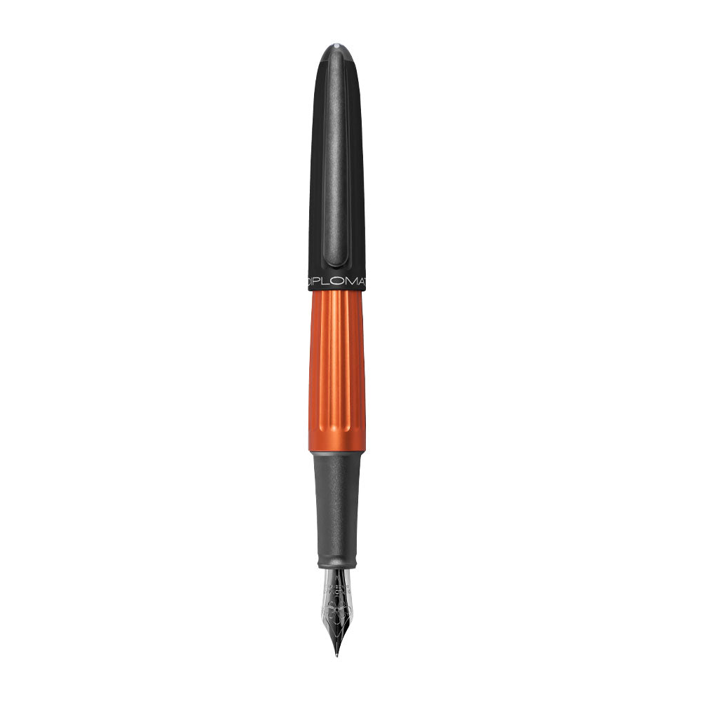 Stylo-Plume Aero Noir/Orange Diplomat