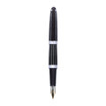 Stylo-Plume Aero Rayures Noir 14 Carats Diplomat