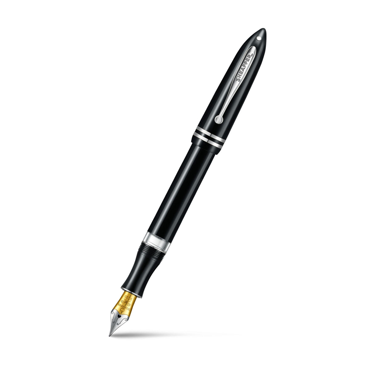 Stylo Plume Balance III Noir Argenté F Sheaffer
