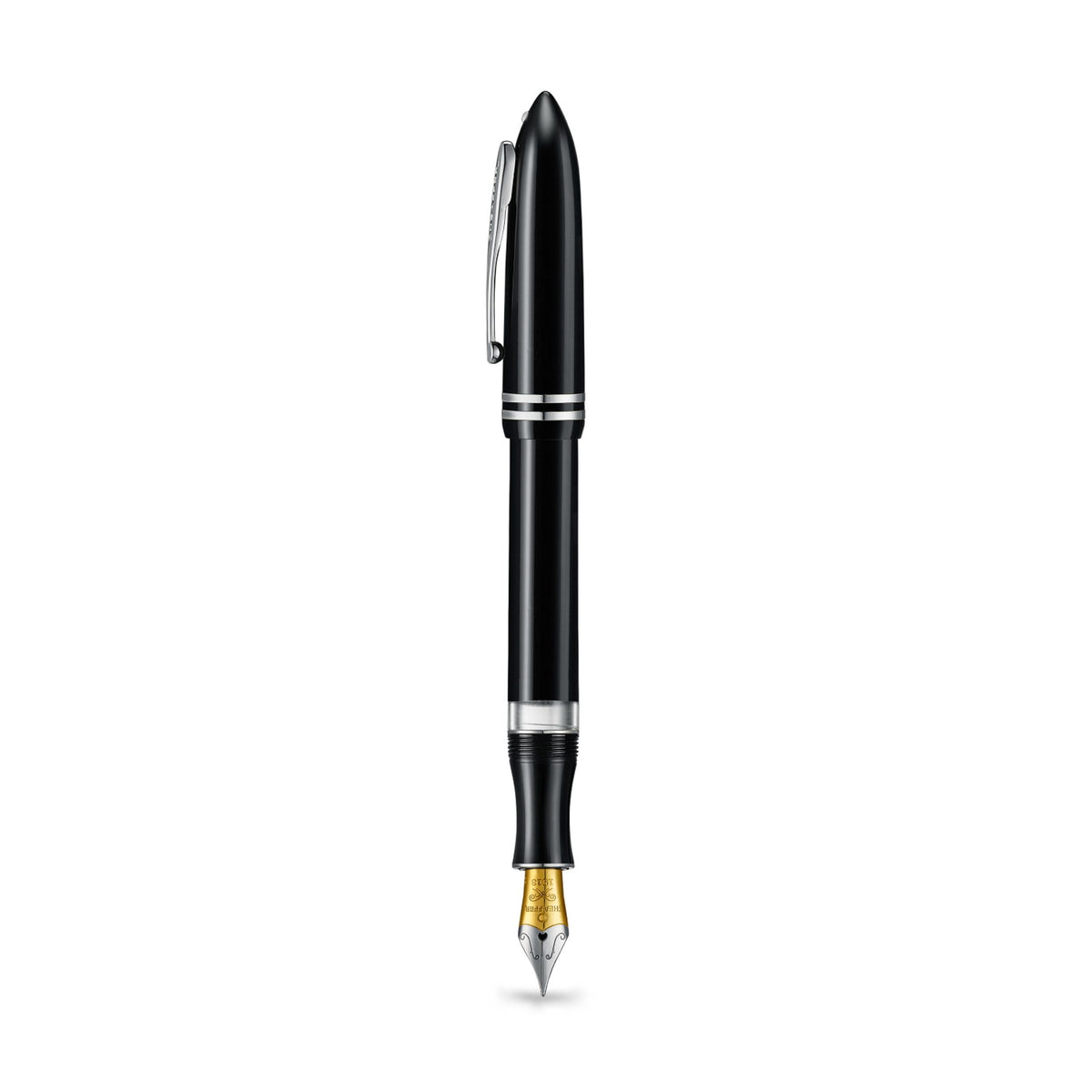 Stylo Plume Balance III Noir Argenté F Sheaffer
