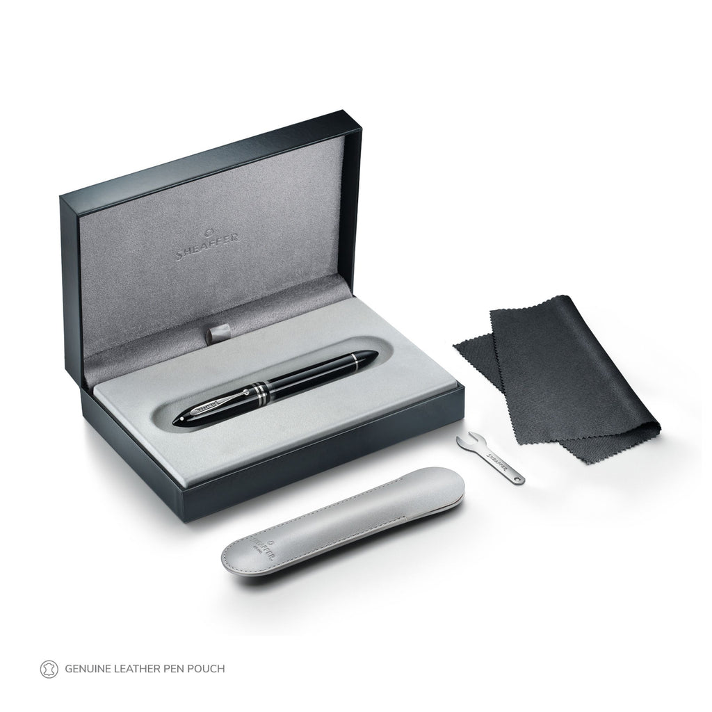 Stylo Plume Balance III Noir Argenté F Sheaffer