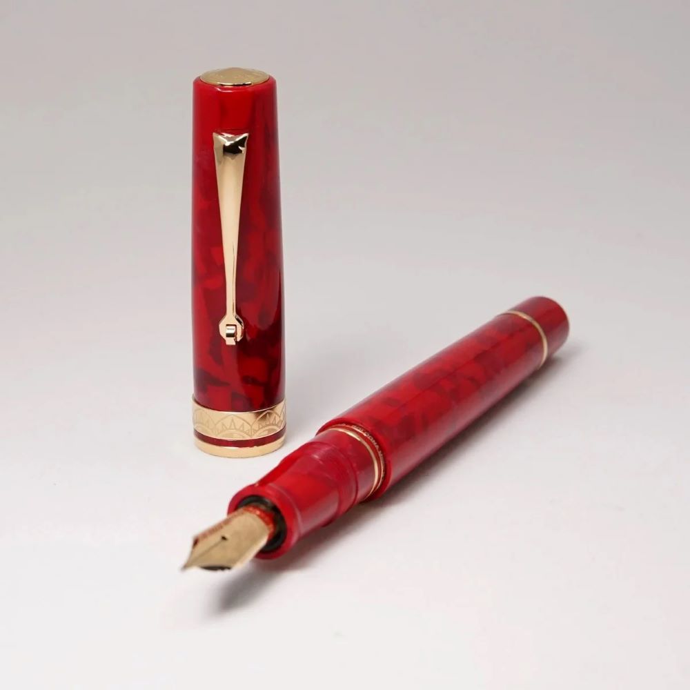 Stylo-Plume Bologna Medium Magma Rouge Armando Simoni Club