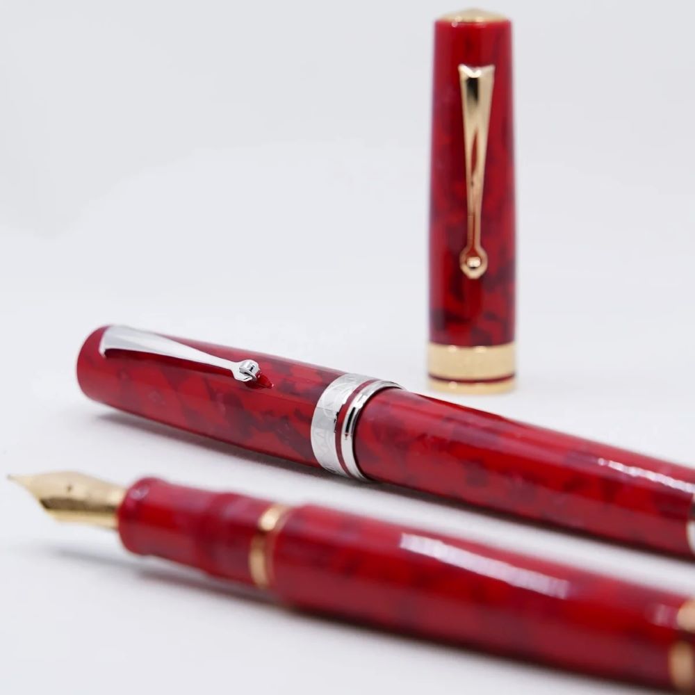 Stylo-Plume Bologna Medium Magma Rouge Armando Simoni Club
