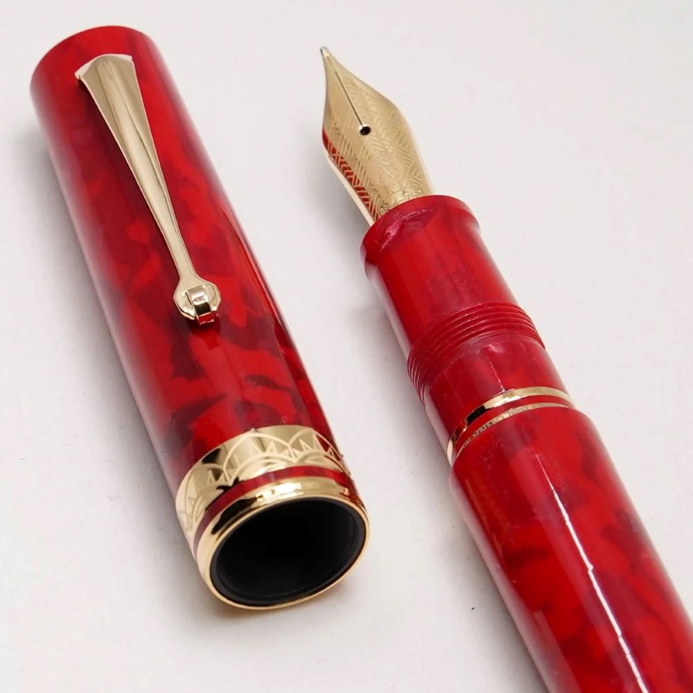 Stylo-Plume Bologna Medium Magma Rouge Armando Simoni Club