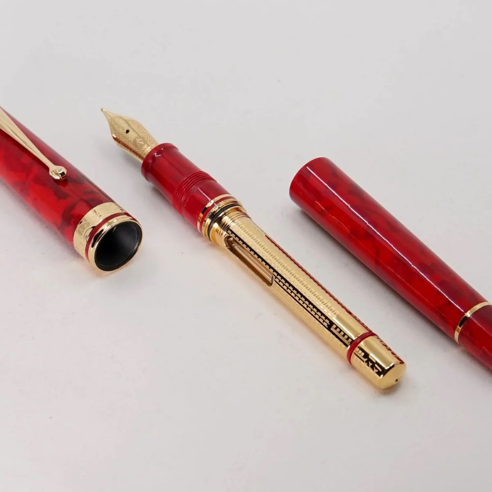Stylo-Plume Bologna Medium Magma Rouge Armando Simoni Club