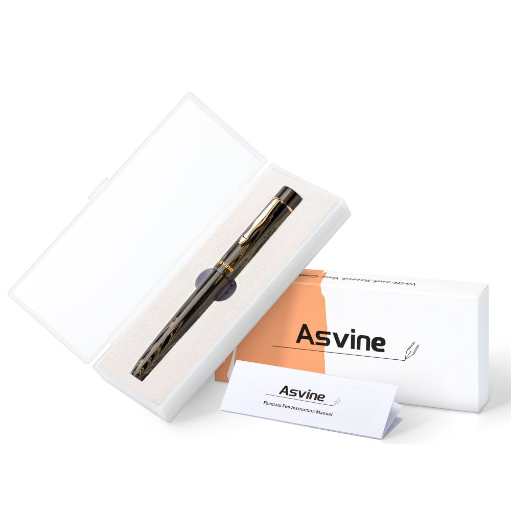 Stylo Plume C2000 Ebonite Marron EF Asvine