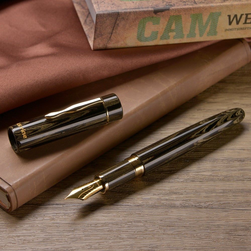Stylo Plume C2000 Ebonite Marron EF Asvine