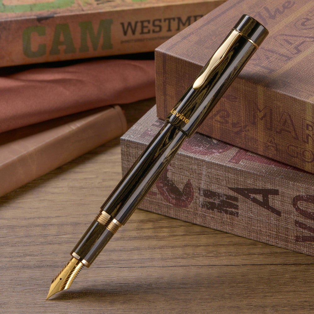 Stylo Plume C2000 Ebonite Marron EF Asvine