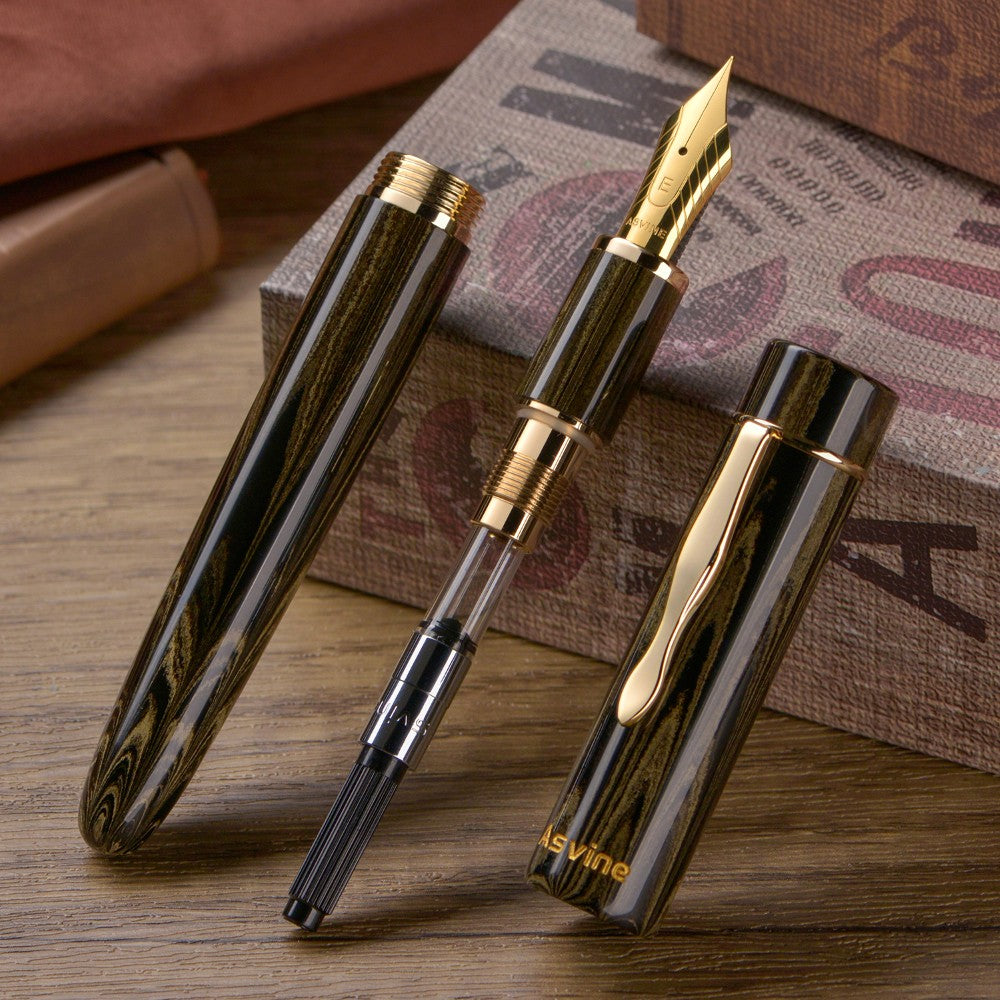 Stylo Plume C2000 Ebonite Marron EF Asvine