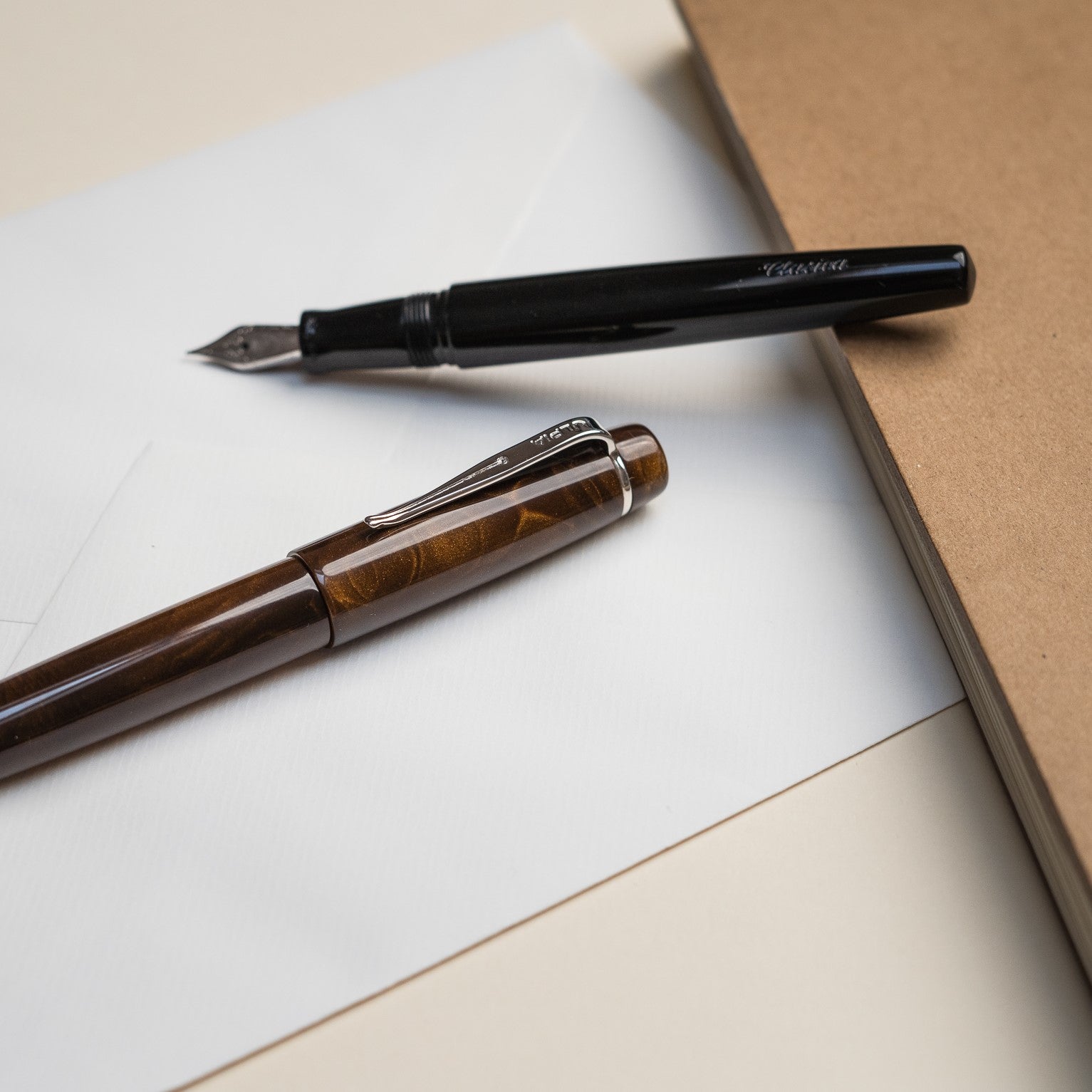 Stylo Plume Classica Méduse Bronze Ulpia