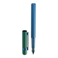 Stylo-Plume Design 03 Bleu Vert Dépoli EF Otto Hutt