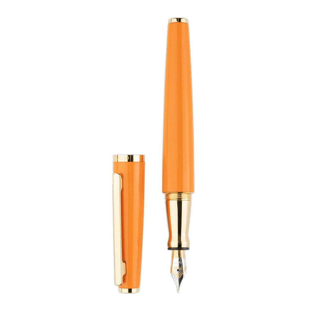 Stylo-Plume Design 06 Orange Doré Brillant M Otto Hutt