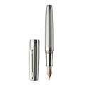 Stylo-Plume Design 07 Argent Guilloché 18 Carats F Otto Hutt