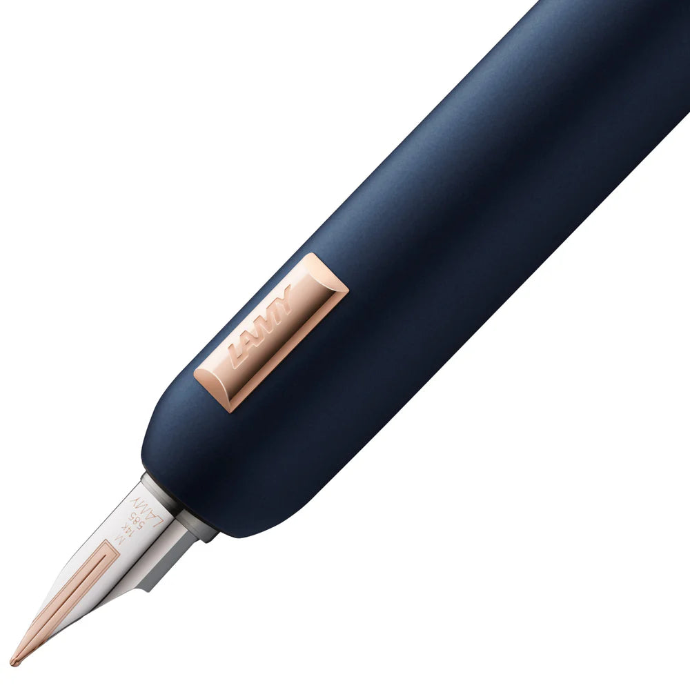 Stylo Plume Dialog CC Bleu Nuit Plume Or F LAMY